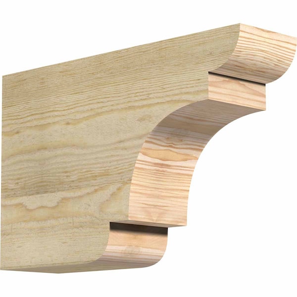 Ekena Millwork New Brighton Rough Sawn Rafter Tail, Douglas Fir, 4"W x 10"H x 16"L RFT04X10X16NEB00RDF - main